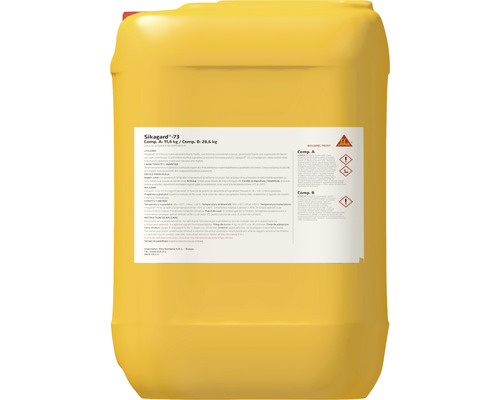 Emulsie epoxidică Sikagard 73 set A+B 40 kg pentru protecția pardoselii din beton sau mortar