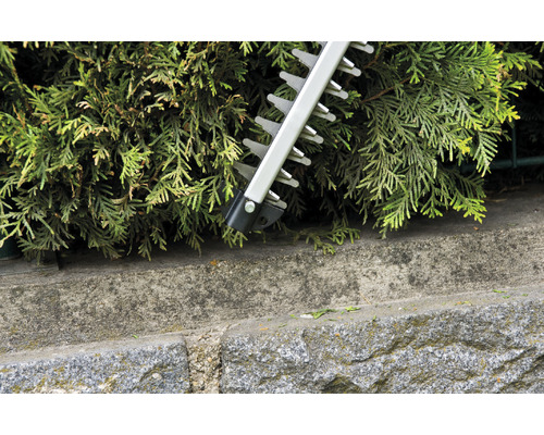 Foarfecă de tuns gard viu tăind un gard viu