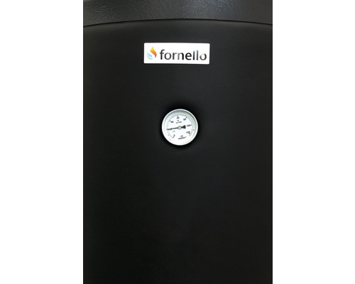 Logo Fornello, termometru pe un boiler de apă caldă