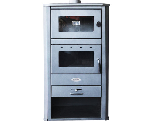 Șemineu cu fereastră, sertar și compartiment de depozitare