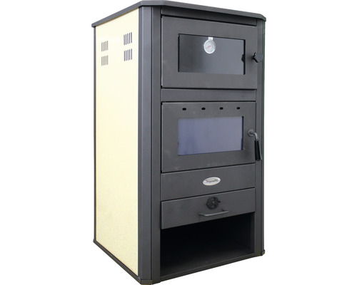 Aragaz pe lemne cu cuptor și sertar