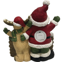 Decorațiune de Crăciun cu figurină Moș Crăciun și ren