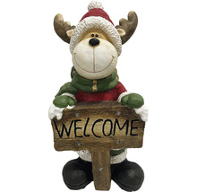 Figurină decorativă elan cu semn de bun venit pentru interior și exterior