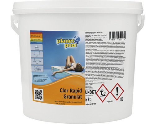 Clor rapid granulat Planet Pool 5 kg