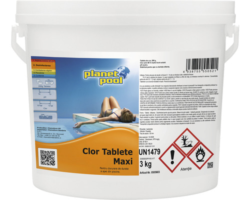 Tablete de clor pe termen lung, 3 kg