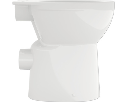 Toaletă fixă din ceramică sanitară, vedere laterală