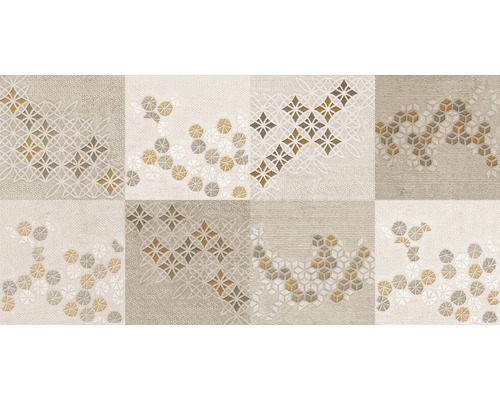 Faianță decorativă rectificată Mirage Marron 30x60 cm Placă decorativă cu modele geometrice pentru interior