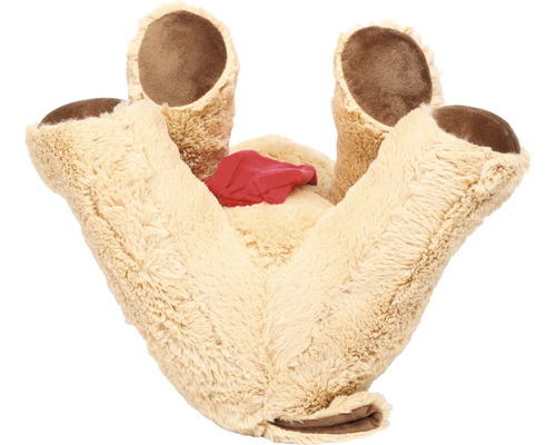 Jucărie de pluș de jos cu material roșu