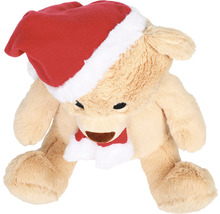 Ursuleț de pluș cu căciulă și fular de Crăciun