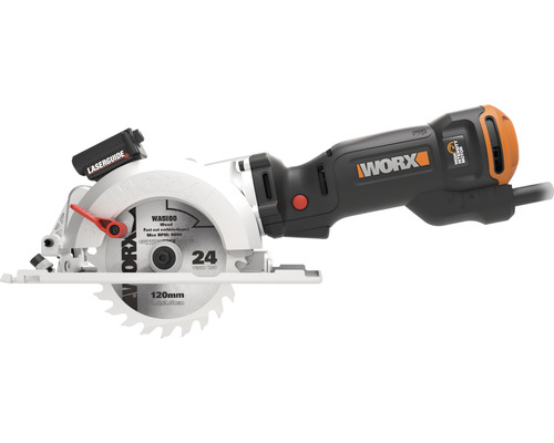 Fierăstrău circular portabil compact Worx WX437 800W | HORNBACH