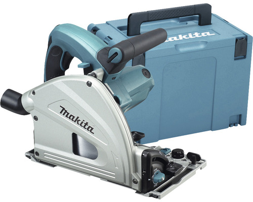 Fierăstrău circular manual Makita SP6000J 1300W max 56mm, fără șină de ghidaj Fierăstrău circular cu imersie Makita cu valiză de transport