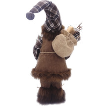 Spiriduș decorativ de Crăciun cu căciulă și sac