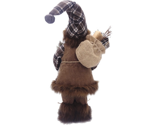 Spiriduș decorativ de Crăciun cu căciulă și sac