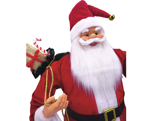 Figurină Moș Crăciun cu cadouri și dulciuri