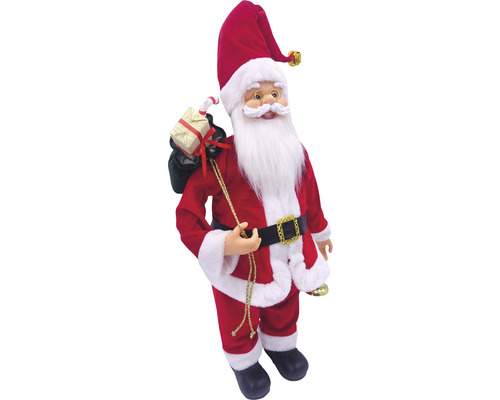 Moș Crăciun decorativ cu sac de cadouri