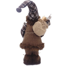 Spiriduș decorativ de Crăciun cu căciulă și sac cu cadouri