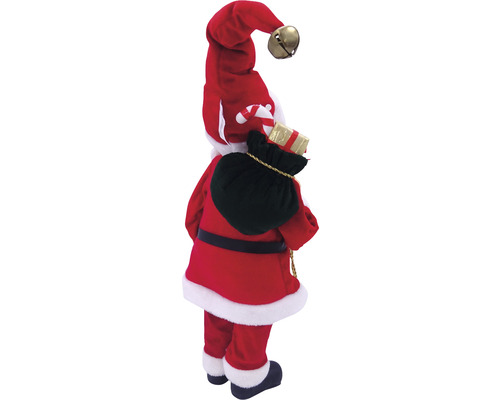 Figurină decorativă Moș Crăciun cu sac de cadouri