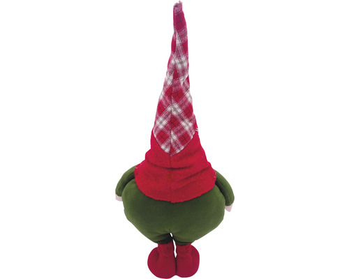 Spiriduș decorativ de Crăciun cu căciulă în carouri