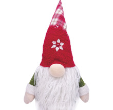 Spiriduș de Crăciun cu căciulă și barbă