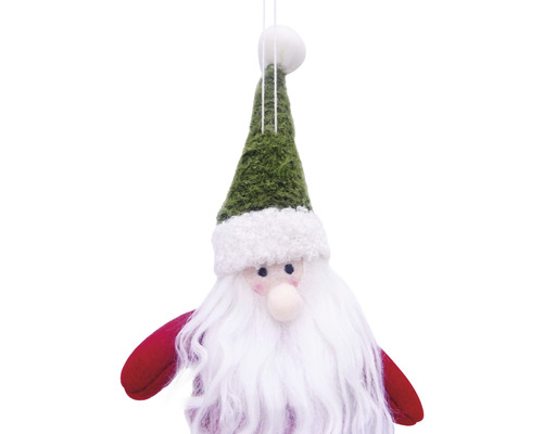 Moș Crăciun suspendat ca decorațiune
