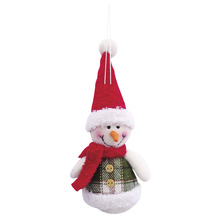 Ornament om de zăpadă cu căciulă și fular