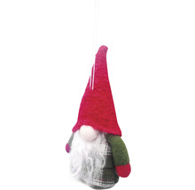 Gnom decorativ cu căciulă roșie de agățat