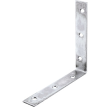 Conector unghiular din metal cu găuri pentru fixare