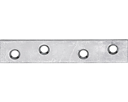 Conector plat tip plăcuță Alberts 80x15x1,75 mm, oțel zincat Sendzimir
