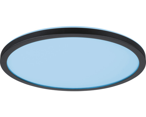 Plafonieră rotundă cu ramă metalică