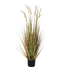 Planta artificială, Stipa, 92 cm, maro-thumb-3