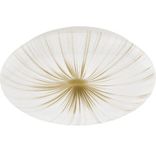 Lumină de plafon din sticlă cu decor