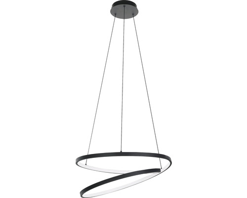 Lumină suspendată cu design curbat, în formă de inel