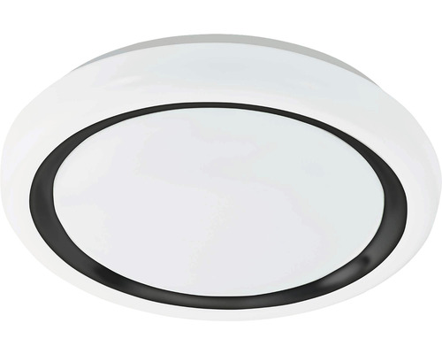 Lumină de tavan albă cu inel negru