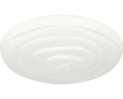 Lumină de plafon albă cu design concentric