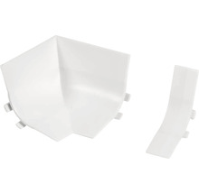 Conector de colț din plastic pentru plinte