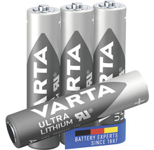 Baterii litiu Varta AAA 1,5V 1100mAh, pachet 4 bucăți-thumb-0
