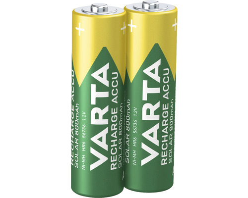 Două baterii Varta Recharge Accu Solar 800 mAh