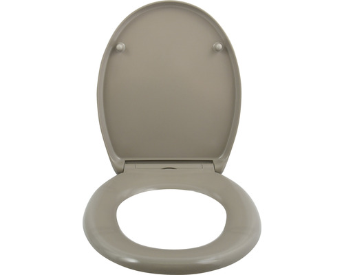 Capac de toaletă din plastic, poziție deschisă