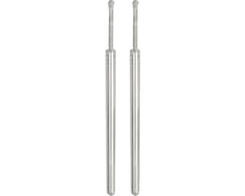 Biaxuri sferice Proxxon Micromot Ø1,2 mm diamantate, 2 bucăți Două burghie metalice