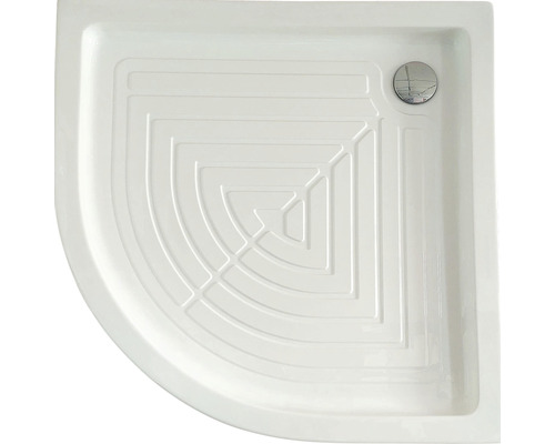 Cădiță de duș semirotundă autoportantă Belform Quadra 90x90x15 cm acril alb 27CB0097 Cădiță de duș semirotundă autoportantă Belform Quadra 90x90x15 cm acril alb 27CB0097