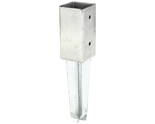 Suport stâlp tip țăruș Kaiserthal 71x71x350 mm, zincat, | HORNBACH