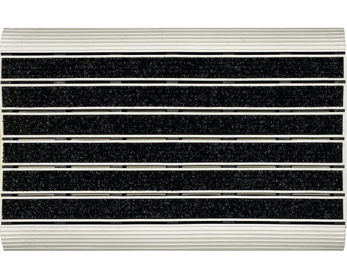 Covoraș cu profil canelat și inserții textile