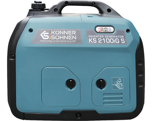 Generator de curent cu benzină/GPL Könner & Söhnen KS2100IGS 2000W, monofazic, cu invertor/inverter