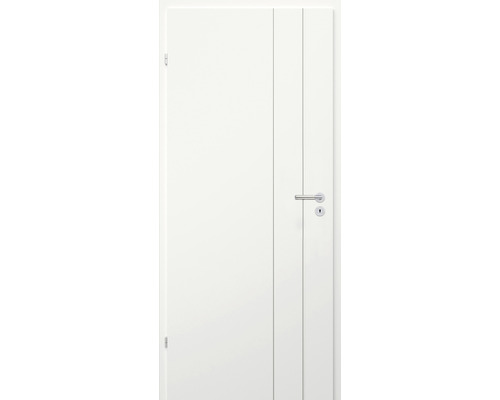 Foaie de ușă Classen Linea 2.5 alb MDF 203,5x64,4 cm stânga