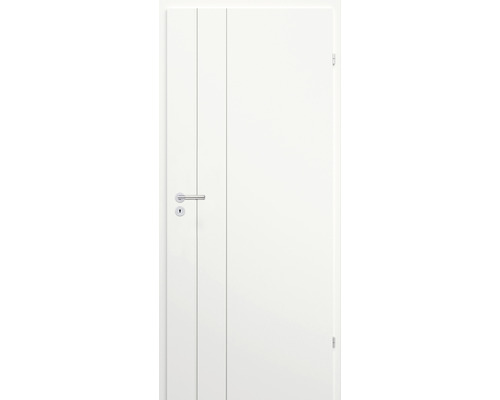Foaie de ușă Classen Linea 2.5 alb MDF 203,5x74,4 cm dreapta