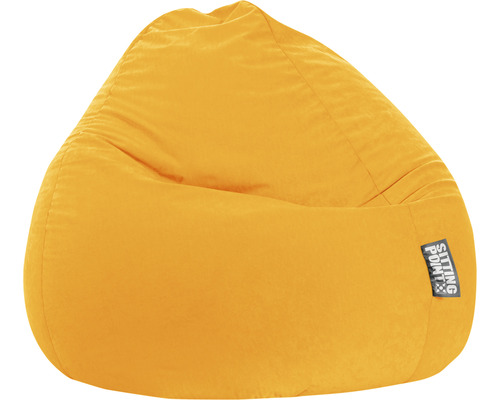 Fotoliu sac beanbag Easy XXL galben 80x130 cm