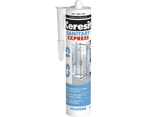 Silicon sanitar rapid Ceresit 15 Express alb 280 ml