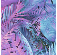 Tablou sticlă Neon Foliage 50x50 cm-thumb-0