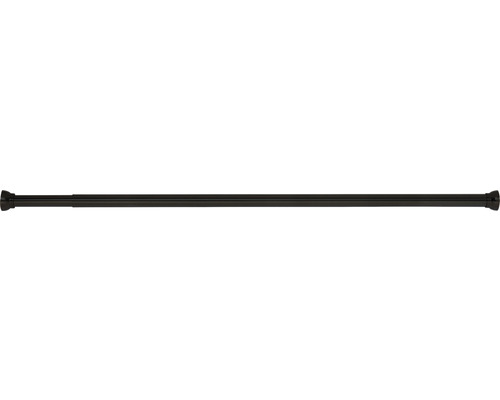 Bară pentru pedea duș spirella Kreta, aluminiu, 75-125 cm, Ø 21 mmn negru mat Țeavă de oțel
