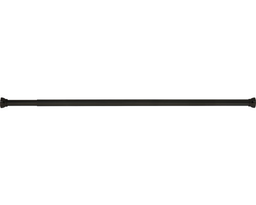 Bară pentru pedea duș spirella Kreta, aluminiu, 125-220 cm, Ø 21 mmn negru mat Bară de duș din metal